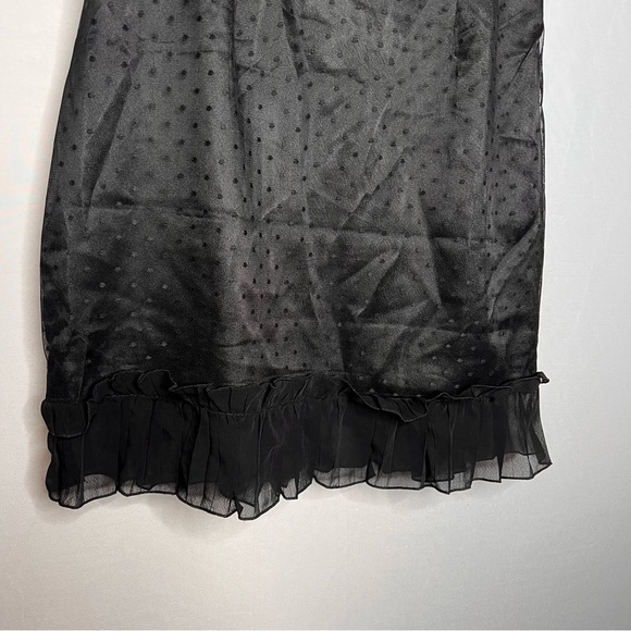 NWT! Nic & Jo Black Off-the-Shoulder Ruffled Mini Cocktail Dress. Size Medium. - Picture 6 of 13